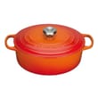 Bräter SIGNATURE mit Gussdeckel oval Ø27 cm, ofenrot (1 von 4)