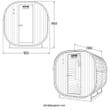 Outdoor Sauna CUBE XL (4 von 4)