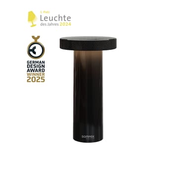 Akku-Tischleuchte Volume, In- und Outdoor, schwarz