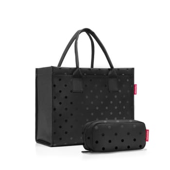 Set Daily Shopper Glossy dots 2 tlg., black