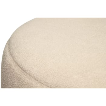 Pouf Point Large Sherpa groß, Ecru (2 von 4)