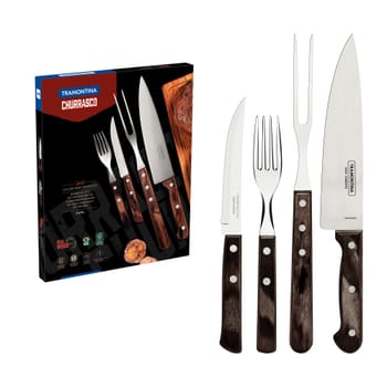 STEAK-/PIZZA Grillbesteck im Geschenkkarton, 14-tlg.