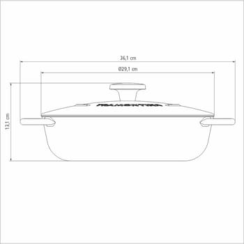 Schmortopf Gusseisen Trento, Ø 28 cm (4 von 4)